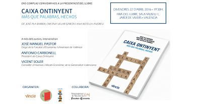 Aquest llibre, dels autors Josep Pla Barber, Cristina Villar García i Ana Botella Andreu, serà presentat el divendres 22 d’abril a les 19:30 hores a la Fira del Llibre de València (Sala Museu 1).
